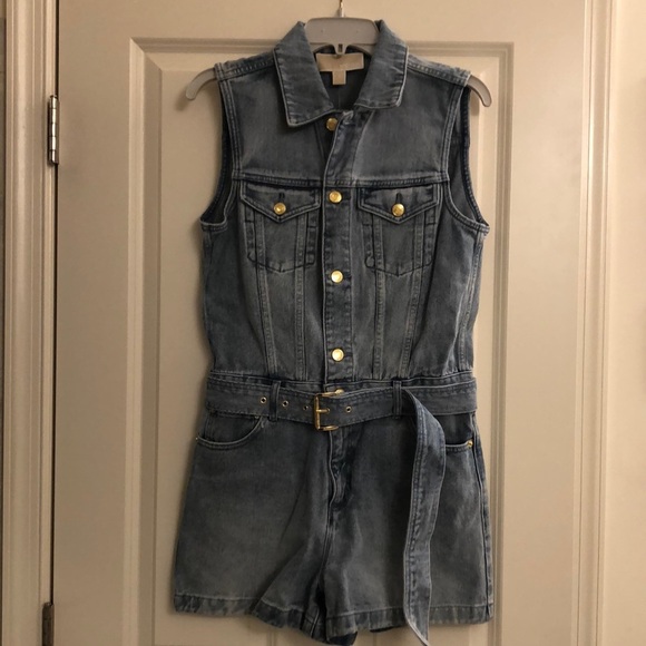 MICHAEL Michael Kors Pants - Michael Kors Denim Romper